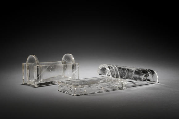 dotdot art galleryancient chinese crystal relic coffin