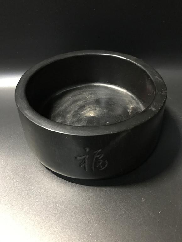 檀木雕福寿安康水丞zitanwoodcarvedspittoon
