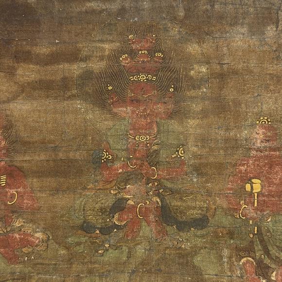 古龍會(huì)伝「兆殿司」畫(huà) 十三神之像図 軸