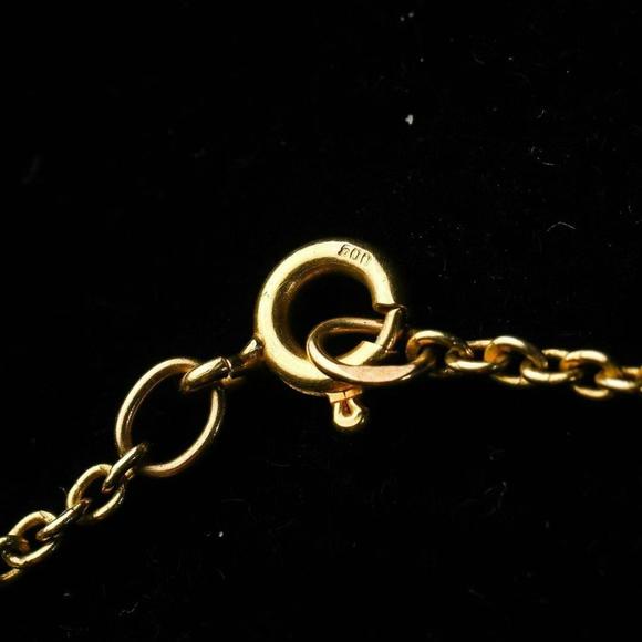 Horizontal Enchère Art Nouveau Gold Long Sautoir Necklace