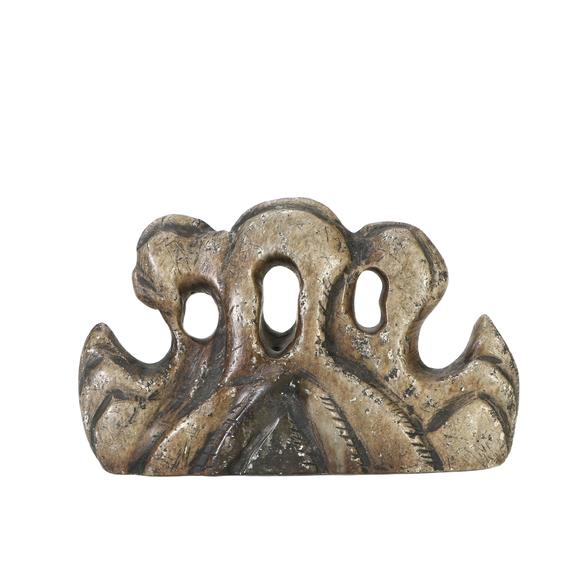 Horizontal Enchère Ancient Mountain-Shape Brush Rest
