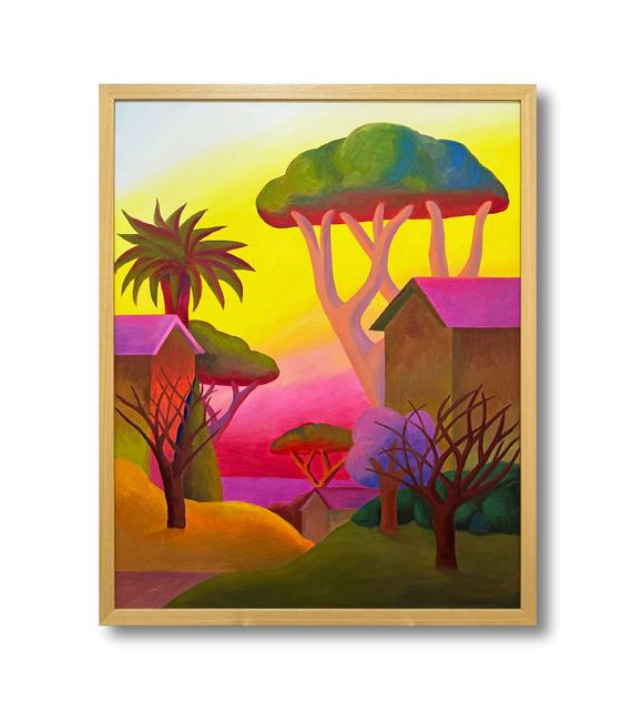 Horizontal Enchère SALVO (1947 - 2015), ATTRIBUTED TO, OIL ON CANVAS