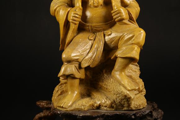 弘楊株式會社壽山石心中有佛羅漢造像