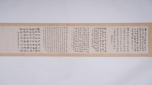 弘楊株式會(huì)社仇英紙本山水圖畫手卷
