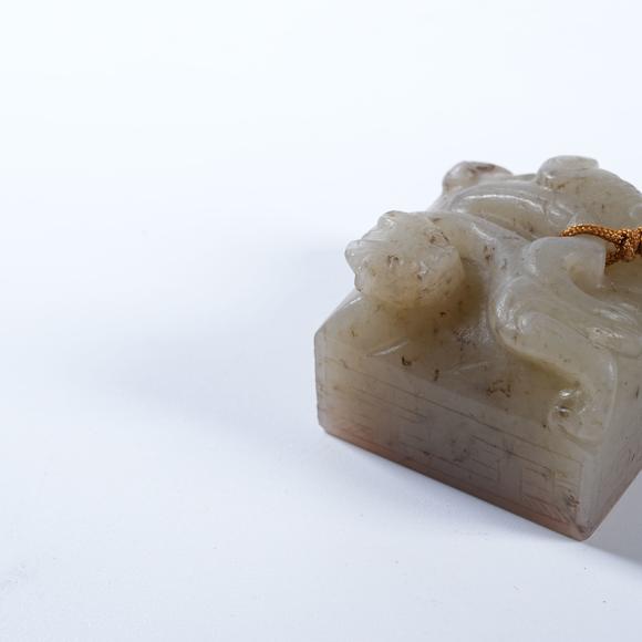 弘楊株式會社高古玉螭龍紋印章
