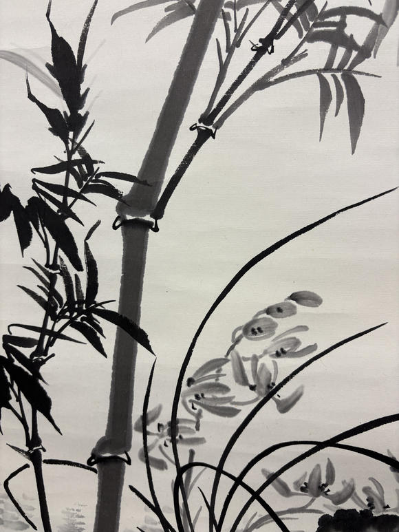 三杉美術(shù)陳家灼 為伊藤正文畫高節(jié)圖