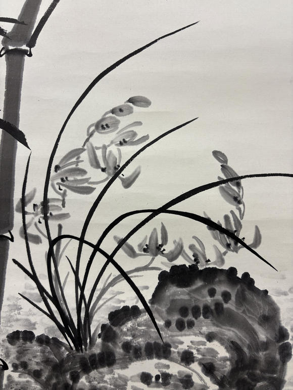 三杉美術(shù)陳家灼 為伊藤正文畫高節(jié)圖