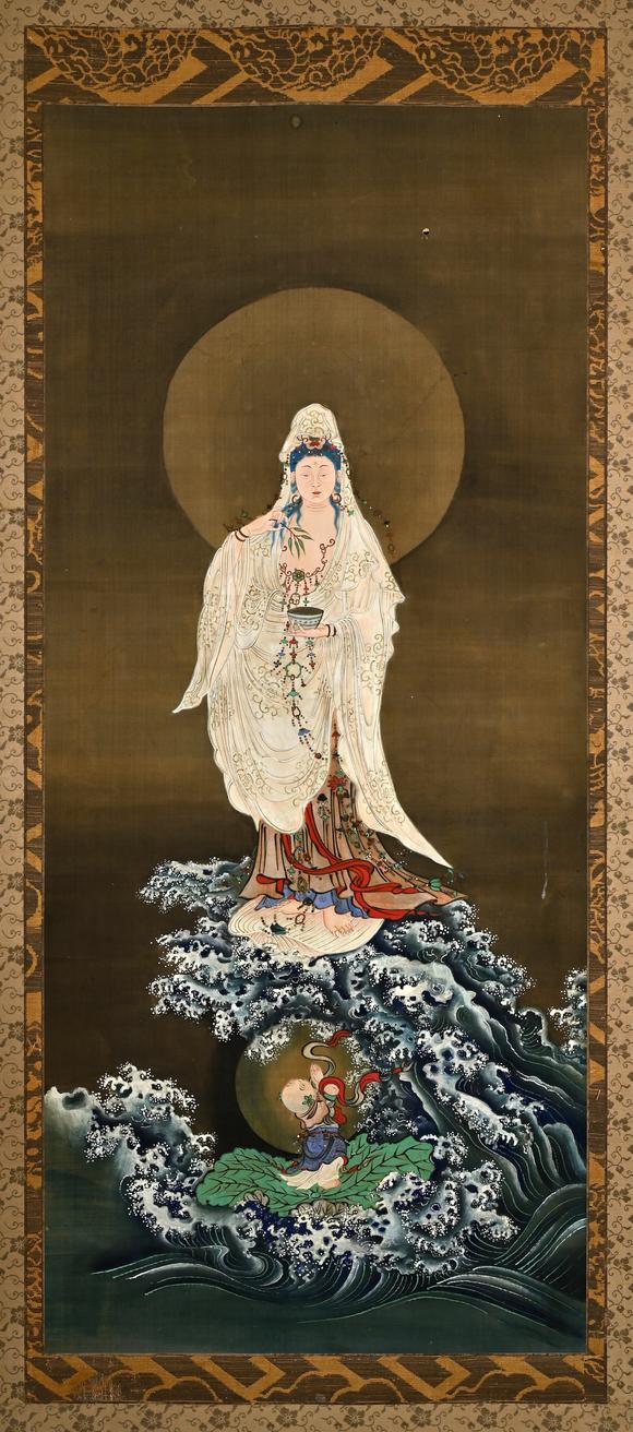 三杉美術佚名 水月渡海觀音