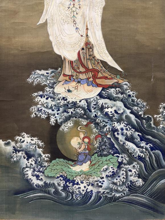 三杉美術佚名 水月渡海觀音