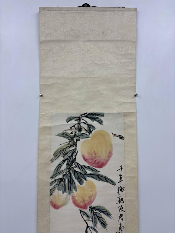 三杉美術(shù)錢瘦鐵 瑞桃獻壽