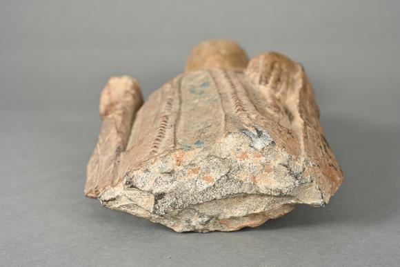 三杉美術(shù)彩繪石雕菩薩殘身立像