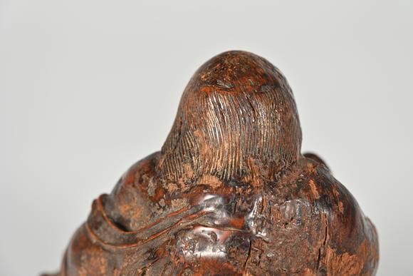 三杉美術(shù)清 竹雕劉海戲金蟾