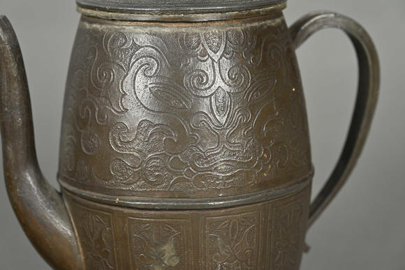 三杉美術(shù)民國(guó)錫製溫酒壺（盛永興款）