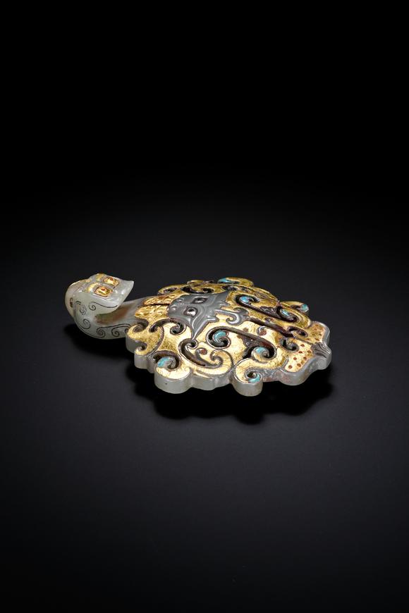 隆德拍賣株式會(huì)社古玉錯(cuò)金帶勾