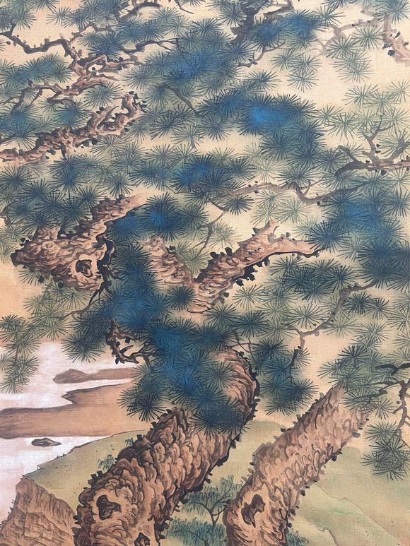 蘭亭古美術(shù)オークション郎世寧 馭馬圖 立軸絹本設(shè)色