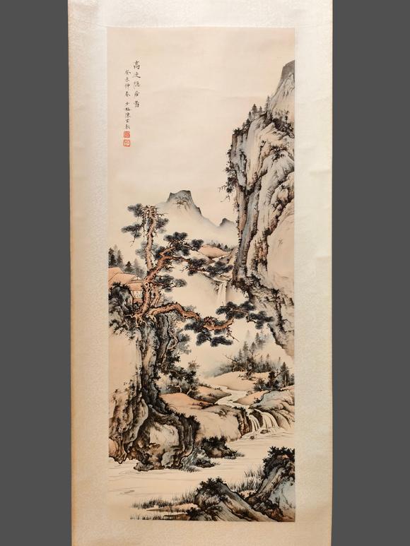 蘭亭古美術オークション陳少梅 高逸隱居圖 