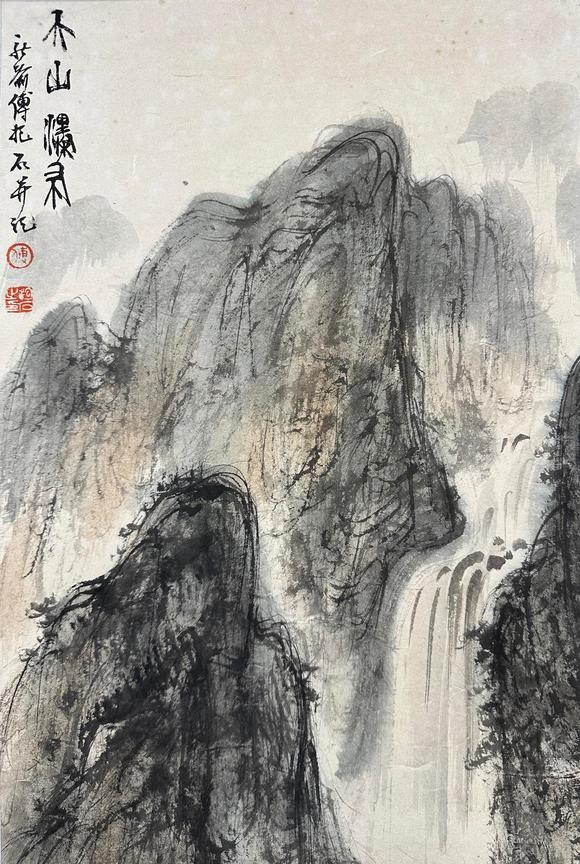 蘭亭古美術(shù)オークション傅抱石 山水八屏 立軸紙本設(shè)色