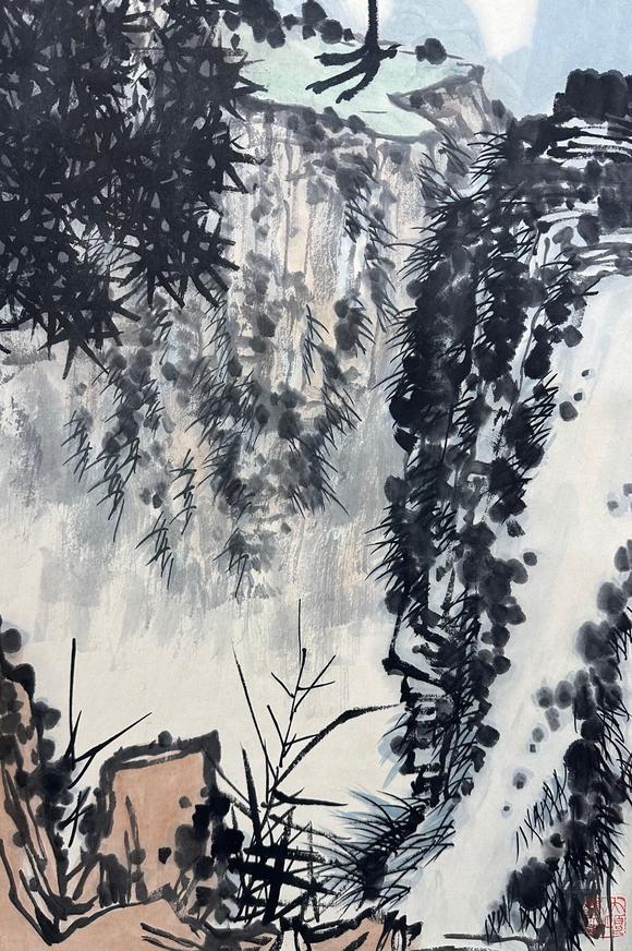 蘭亭古美術(shù)オークション潘天壽 花鳥十屏 立軸紙本設(shè)色