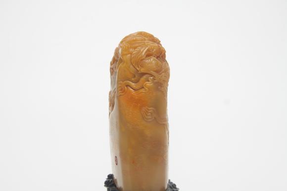 蘭亭古美術(shù)オークション清 田黃龍騰盛世印