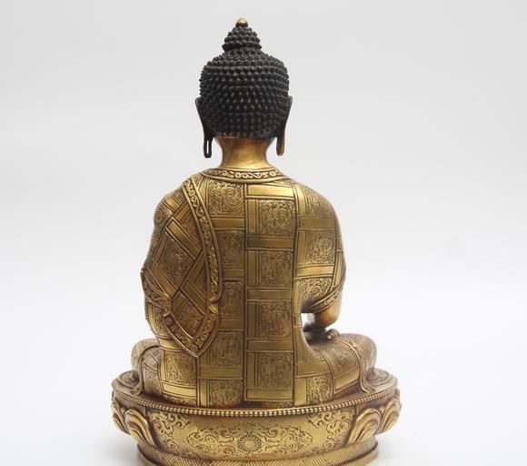 蘭亭古美術(shù)オークション明 銅鎏金如來(lái)