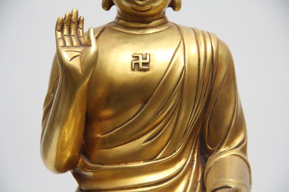 蘭亭古美術(shù)オークション明 銅鎏金成就如來(lái)