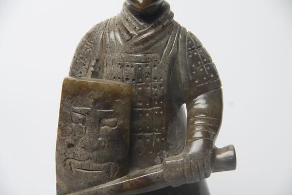 蘭亭古美術(shù)オークション秦  和闐玉兵俑
