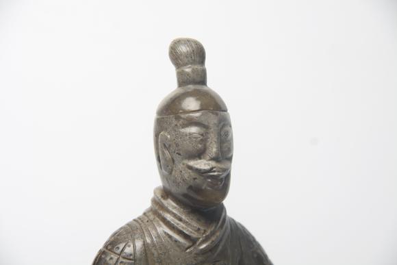 蘭亭古美術(shù)オークション秦  和闐玉兵俑
