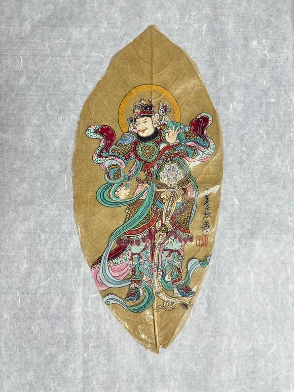 蘭亭古美術(shù)オークション張大千 四大天王 榕樹(shù)葉