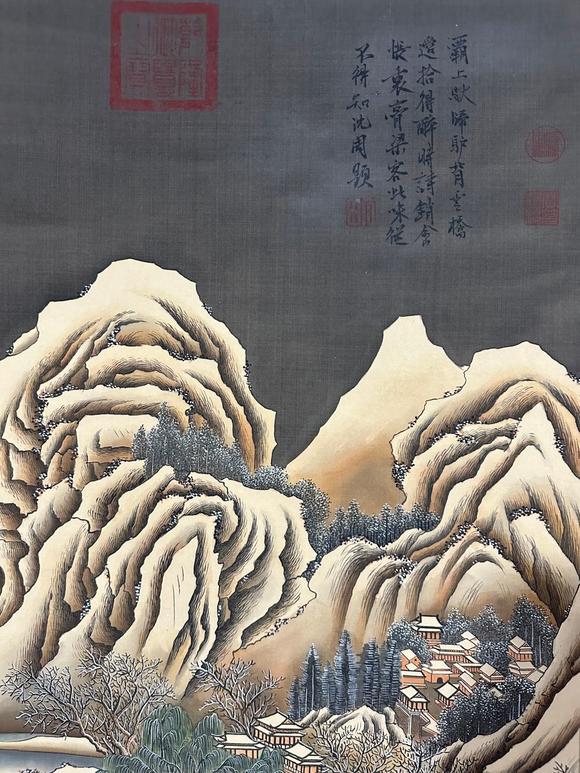 蘭亭古美術(shù)オークション唐寅 山水 立軸絹本
