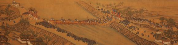 蘭亭古美術(shù)オークション徐揚(yáng) 清 乾隆南巡圖寶卷 絹本