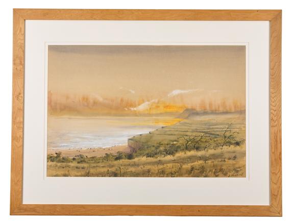 Duke's Auctions Lot 546 *  JEREMY HAMMICK (B.1956) 'Golden Cap from Burton Bradstock'