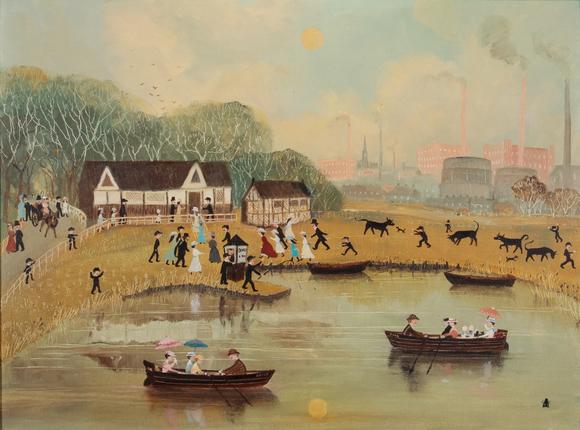 Duke's Auctions Lot 591 *  HELEN LAYFIELD BRADLEY MBE (1900-1979) 'It was a warm Saturday afternoon'