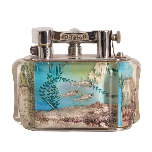 Chiswick AuctionsAlfred Dunhill (British 1872-1959) Half Giant Aquarium Lighter