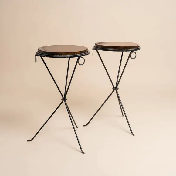 Chiswick AuctionsCOMTE, to a Jean-Michel Frank design Pair of gueridons