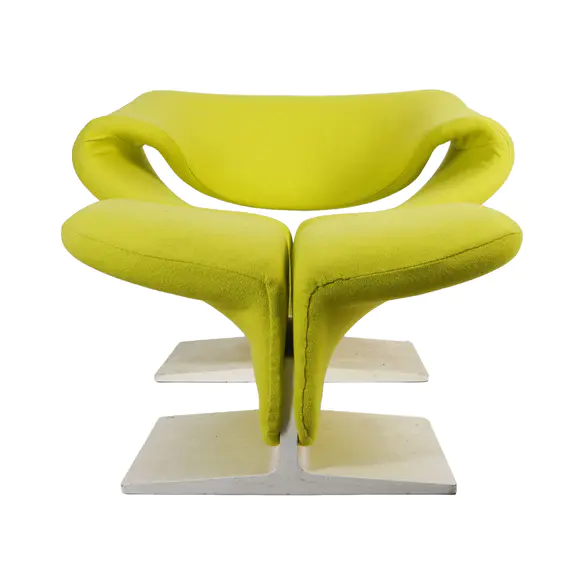 Chiswick AuctionsPierre Paulin (French 1927-2009) for Artifort Model 582 'Ribbon' chair and footstool