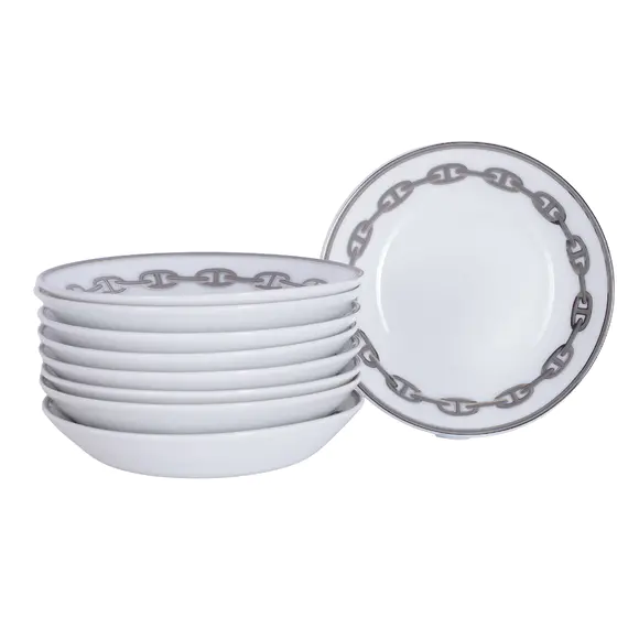 Chiswick AuctionsPhilippe Mouquet for Hermes, Paris A extensive 81 piece Hermes Porcelain Chaine D'Ancre Set dinner