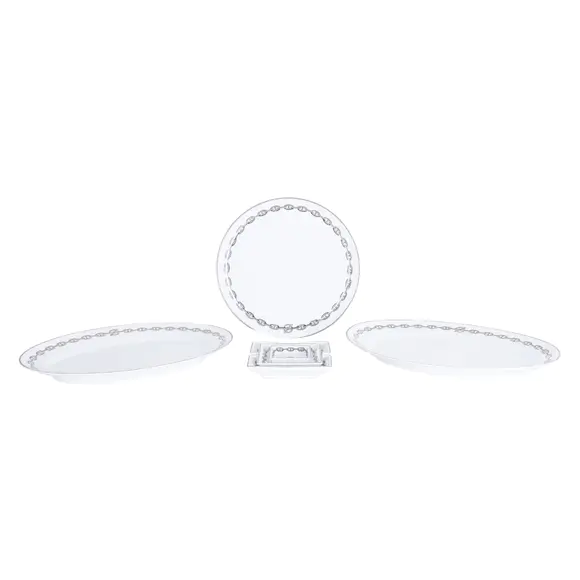 Chiswick AuctionsPhilippe Mouquet for Hermes, Paris A extensive 81 piece Hermes Porcelain Chaine D'Ancre Set dinner