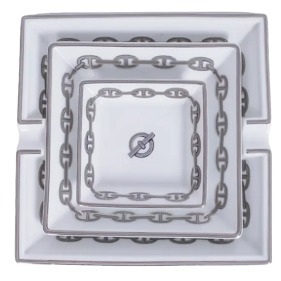 Chiswick AuctionsPhilippe Mouquet for Hermes, Paris A extensive 81 piece Hermes Porcelain Chaine D'Ancre Set dinner