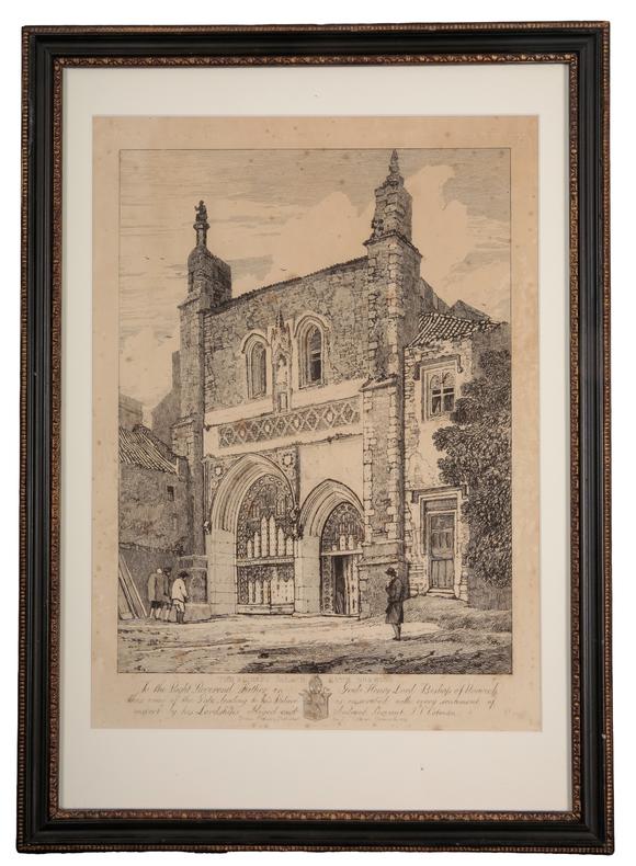 Duke's Auctions Lot 201 AFTER JOHN SELL COTMAN (1782-1842) St. Ethelbert's Gate