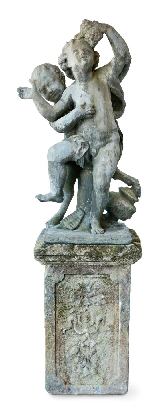 Duke's Auctions Lot 417 A VICTORIAN LEAD GARDEN STATUE