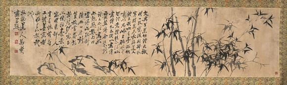 中鴻信鄭板橋（1693-1765） 竹石圖
