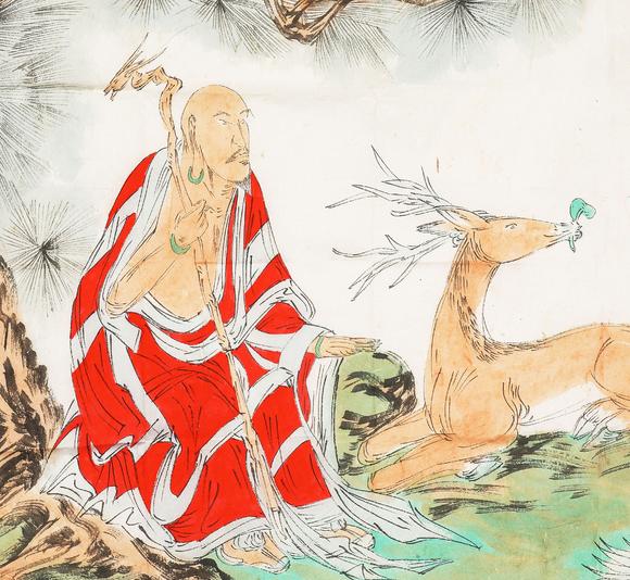 中鴻信范揚(yáng)（b.1955） 觀鹿圖