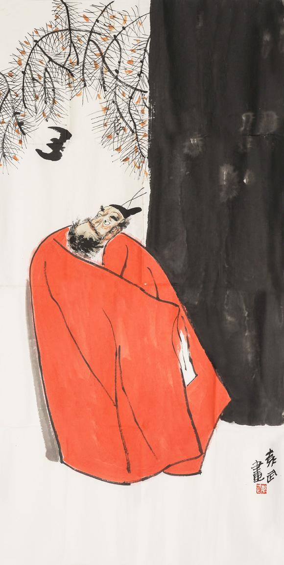 中鴻信袁武（b.1959） 接福圖