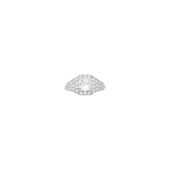 DOYLE Auctioneers & AppraisersPlatinum and Diamond Ring