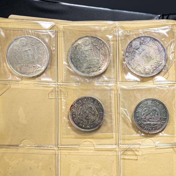 大阪國(guó)際日本銀幣 53點(diǎn)