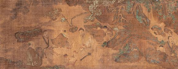 大阪國際禹之鼎 西園雅集圖