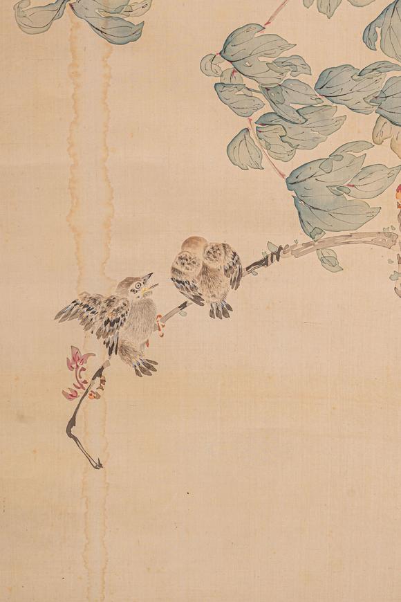 大阪國際湯世樹 花鳥圖
