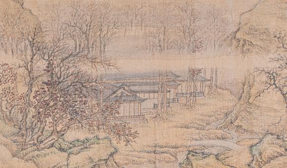 大阪國際佚名 山水