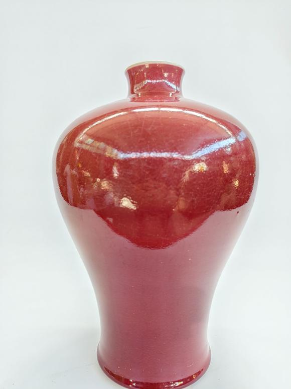 東京蕓術(shù)清  紅釉梅瓶
