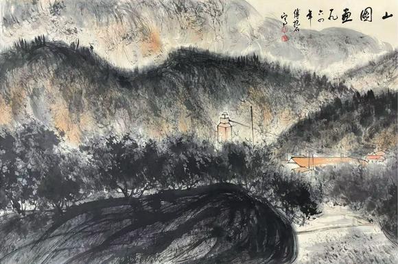 東京蕓術(shù)傅抱石 待細(xì)把江山圖畫長卷 